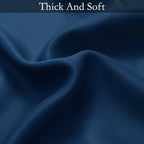 SimpleHome Blue to Grey White Ombre Room Darkening Curtains 63 Inch