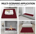 Easy-Going Sectional Couch Covers for Dogs L Shape Sofa Cover Reversible Sofa Slipcover Chaise Lounge Cover Furniture Protector Cover for Pets Dog Cat (42 x 68 inches, Christmas Red/Christmas Red)