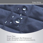 Easy-Going Oversized Chair Sofa Slipcover Reversible Sofa Cover Water Resistant Couch Cover Furniture Protector Cover with Elastic Straps for Pets Dog (Oversized Chair, Dark Blue/Light Blue)