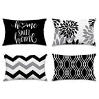 Hexagram Throw Pillow Covers 18x18, Outdoor Blue Pillow Covers Set of 2