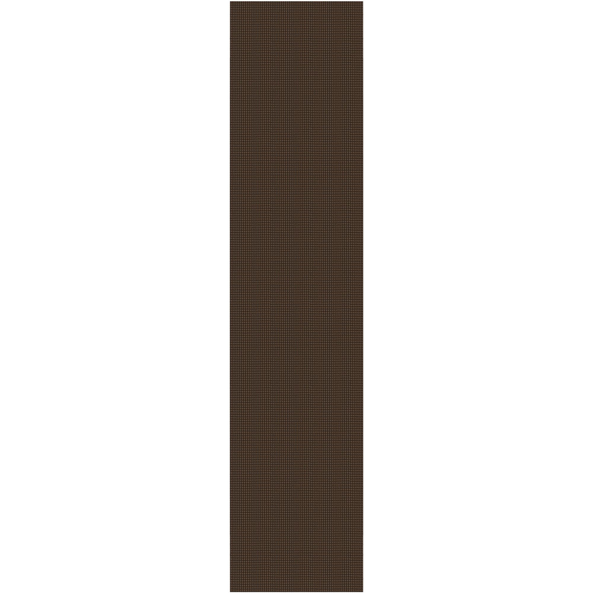KOZYFLY Extra Long Runners for Hallways 3x16 ft Washable Kitchen Runner Non Slip Rubber Backed Hallway Rug Cotton Entryway Runner Rug Floor Carpet for Indoor Hall, Kitchen, Stair, Reddish Brown/Coffee