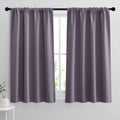 RYB HOME 54 inch Blackout Curtains for Living Room Bedroom, Rod Pocket