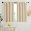 RYB HOME Short Curtains for Bedroom, Room Darkening Insulated