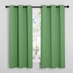 NICETOWN Grey Blackout Curtains for Bedroom 42" Wide x 63" Long 2 Panels