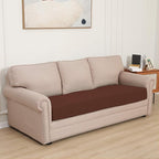 Easy-Going Stretch Cushion Cover Sofa Cushion Furniture Protector Sofa Seat Sofa slipcover Sofa Cover Soft Flexibility with Elastic Bottom(Oversized Sofa Cushion, Coffee)