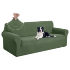 U-NICE HOME Oversized Stretch Couch Cover Slipcover, Loden Frost