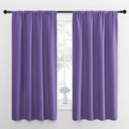 NICETOWN Window Curtains for Bedroom, Lilac Purple, 2 Panels, W42 x L48 -Inch, Home Decoration Thermal Insulated Rod Pocket Blackout Blinds & Drapes for Small Windows