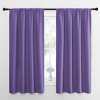 NICETOWN Window Curtains for Bedroom, Lilac Purple, 2 Panels, W42 x L48 -Inch, Home Decoration Thermal Insulated Rod Pocket Blackout Blinds & Drapes for Small Windows