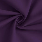 Yakamok 100% Blackout Curtain Panels 63 inches Cold and Light Blocking Drapes for Nursery, 2 Thick Layers Thermal Insulated Draperies (2 Pieces, 50 Wide Each Panel, Purple/White Backing)