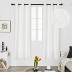 Deconovo Living Room Curtains 72 Inches Long, Blackout Curtains for Bedroom