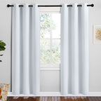 NICETOWN Navy Blackout Curtains for Kid's Room 42" Wide x 78" Long 2 Panels