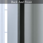 SimpleHome Ombre Room Darkening Curtains 36 inches Length for Bedroom,Grommet Gradient Light Blocking Grey Gradient Window Curtains for Living Room,2 Panels, 52x36 inches