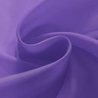 SpaceDresser Sheer Voile Window Treatment Rod Pocket Curtain Panels for Kitchen Bedroom Living Room Drapes Sunlight Filtering Privacy Semi Home Decor Assorted (Purple, 52 W x 90 L)