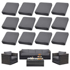 SUKAIKEQA 8PCS Patio Cushion Covers.Patio Furniture Couch SeatSlipcovers