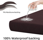 Outdoor Cushion Covers Set,8PCS Patio Furniture Couch Seat Slipcovers, Replacement for Sofa Sectional Chair(Cover，Only)