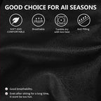 Leather Look Couch Cushion Covers Sofa Seat Slipcovers Sets Couches Furniture Protector for Sectional Armchair Loveseat Pets Kids Stretch Spandex Fabric (1 T-Cushion Sofa, Dark Grey)