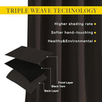 NICETOWN Blackout 102 inch Curtains for Living Room, Grommet Thermal Insulated Room Darkening Curtains for Bedroom/Living Room, 2 Panels, W52 x L102, Toffee Brown