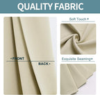 ChrisDowa Room Darkening Curtains for Bedroom and Living Room 45 Inch Long