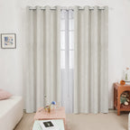 Deconovo Living Room Curtains 84 Inches Long, Blackout Curtains for Bedroom