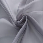 SpaceDresser Basic Rod Pocket Sheer Voile Window Curtain Panels White 1 Pair 2 Panels 38 Width 54 Inch Long for Kitchen Bedroom Children Living Room Yard(Grey,38 W x 54 L)