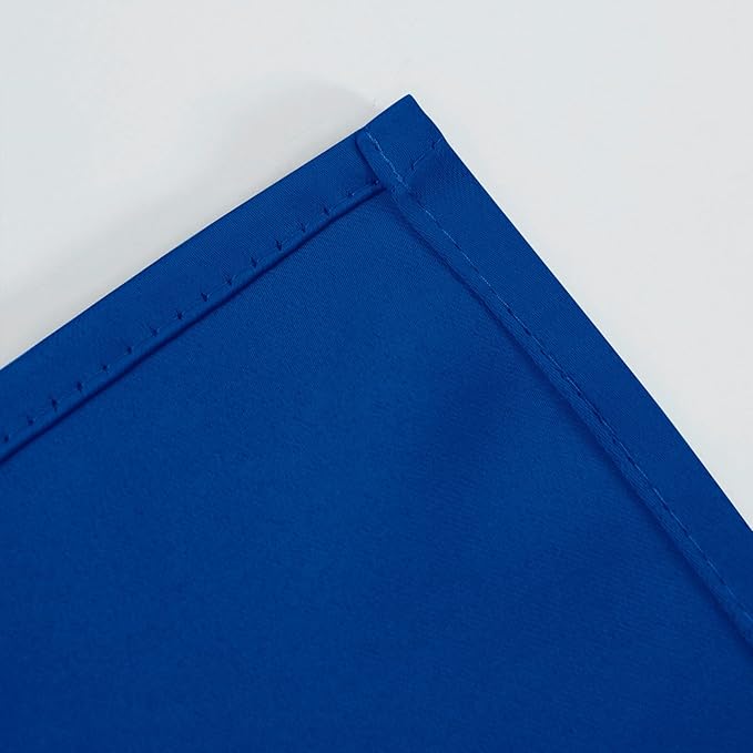 LEMOMO Royal Blue Thermal Blackout Curtains/42 x 72 Inch/Set of 2 Panels Room Darkening Curtains for Bedroom