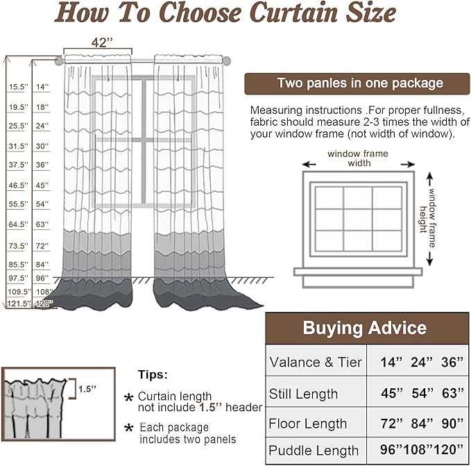 Chyhomenyc Sheer Curtains 54 Inch Long 2 Panels, Short Voile Drapes for Dinning Small Windows Bathroom Living Room Bedroom, Rod Pocket, 42Wx54L Inches, 2PCS, Blush Pink