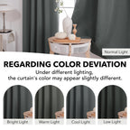Deconovo Blackout Curtains for Bedroom, Living Room Curtains 84 Inches Long