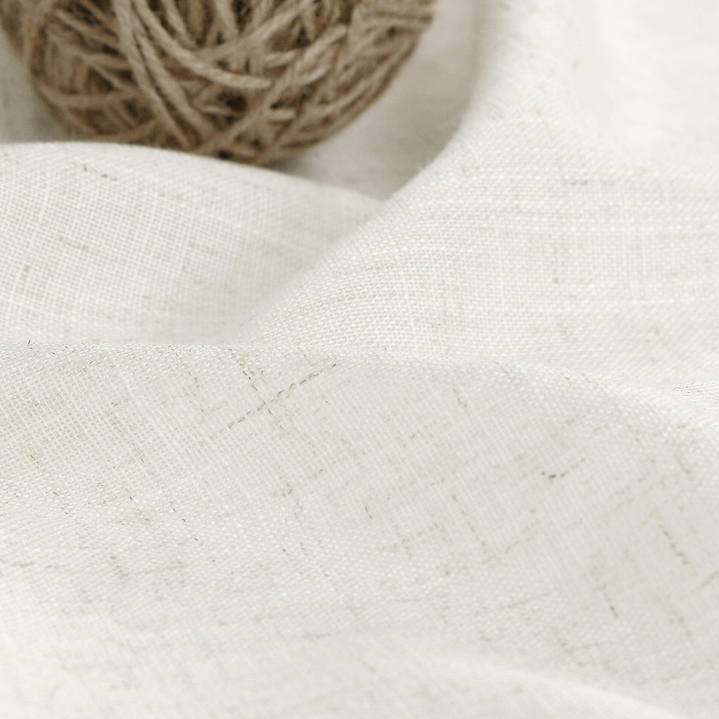 Cream Semi Sheer Linen Curtains 102 Inch Long Curtains Back Tab Rod Pocket 2 Panels Set Natural Elegant Living Room Decor Sunlight Filtering Solid Color Drapes for High Window 40x102