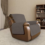 Easy-Going Oversized Recliner Cover Reversible Couch Cover Sofa Cover for Living Room Water Resistant Furniture Protector with Elastic Straps for Pets Dog (Oversized Recliner,Taupe/Ivory)