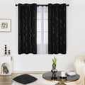 Deconovo Living Room Curtains 54 Inches Long, Blackout Curtains for Bedroom