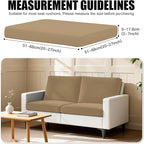 4Pcs Outdoor Cushion Covers, Patio Cushion Covers,Stretch Elastic Slipcovers, Replacement Washable & Reusable Furniture Protector for Patio Couch (Khaki,Cover Only)