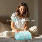 BEDELITE Cloud Blue Throw Blanket for Couch, Soft Gifts for Women, 50 * 60