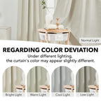 Deconovo Blackout Curtains for Bedroom, Living Room Curtains 72 Inches Long