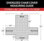 Easy-Going Reversible Couch Cover, Oversized Chair, Wine/Beige
