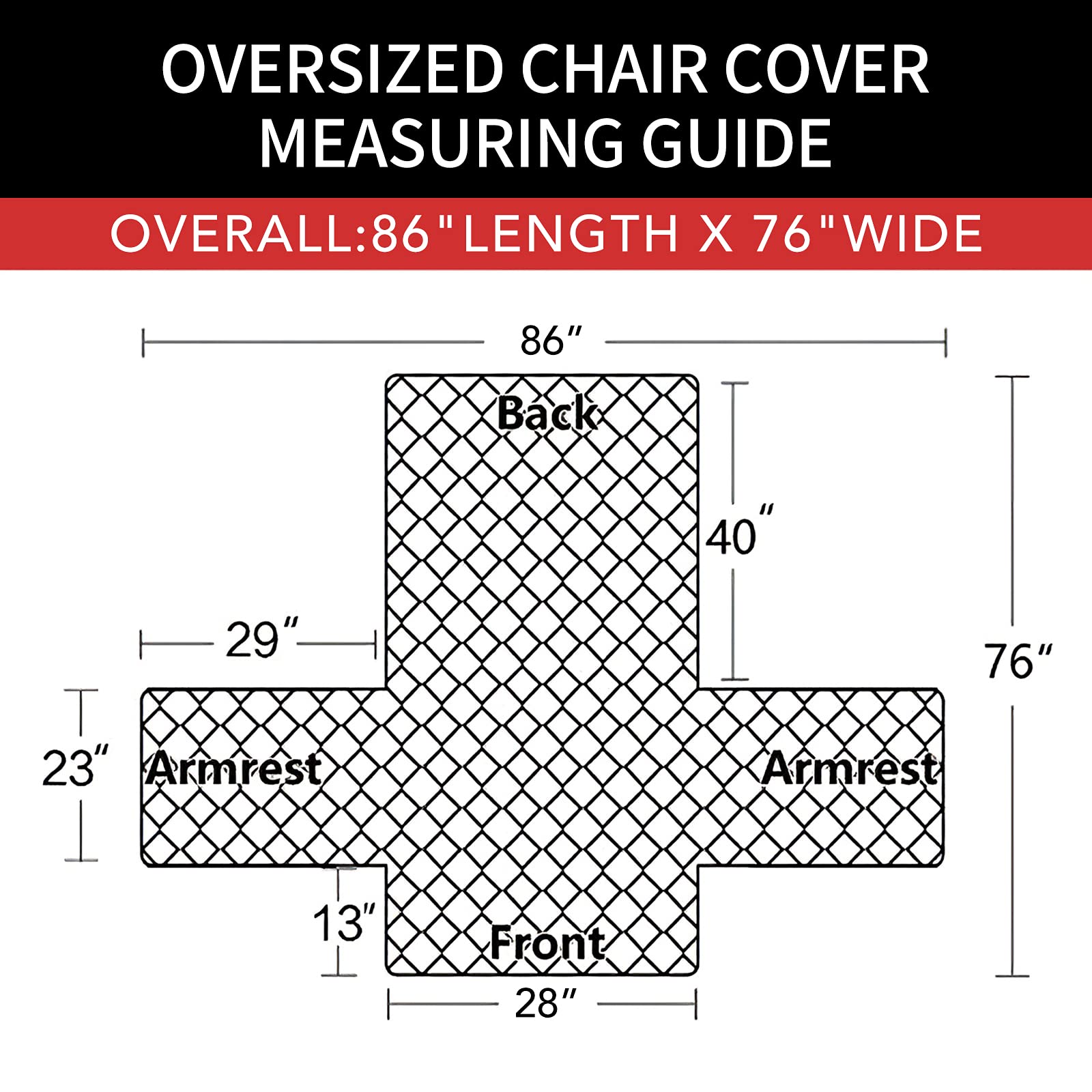 Easy-Going Reversible Couch Cover, Oversized Chair, Peacockblue/Beige