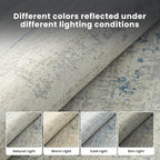Washable Rugs 2x3 Area Rugs for Living Room- Modern Abstract Entryway Rugs for Bedroom,Dining Room,Kids Room,Soft Low Pile Small Carpet with Non Slip Rubber Backing for Home Office Front Door