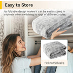 RELEANY Washable 2'x3' Abstract Area Rug for Living Room Gray White