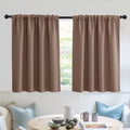RYB HOME Short Blackout Curtains for Small Window Kitchen Bathroom Cafe RV