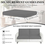 4Pcs Patio Stretch Cushion Covers,Outdoor Sofa Replacement Cover Slipcovers for Patio Furniture Cushion Covers, Washable Reusable Furniture Protector
