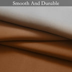 SimpleHome Burnt Orange to Grey White Ombre Room Darkening Curtains 84 Inch
