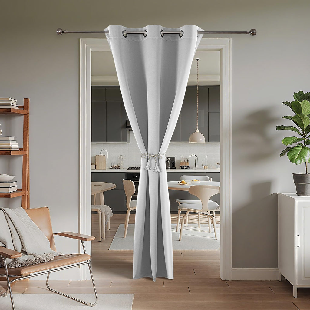 Joydeco Door Curtain Blackout Curtains for Doorway Privacy Closet Drapes