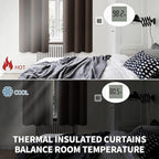 BGment Blackout Curtains for Living Room - Grommet Thermal Insulated Room Darkening Curtains for Bedroom, Set of 2 Panels (38 x 45 Inch, Brown)
