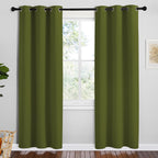 NICETOWN Navy Blackout Curtains for Kid's Room 42" Wide x 78" Long 2 Panels