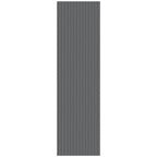 KOZYFLY Runners for Hallways 2x10 ft Washable Kitchen Runner Non Slip Rubber Backed Hallway Rugs Cotton Entryway Runner Rug Floor Carpet for Indoor Hall, Backdoor, Kitchen, Grey/Dark Grey