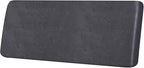 Leather Look Couch Cushion Covers Sofa Seat Slipcovers Sets Couches Furniture Protector for Sectional Armchair Loveseat Pets Kids Stretch Spandex Fabric (1 Cushion Sofa, Dark Grey)