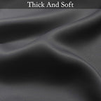 SimpleHome Ombre Room Darkening Curtains for Bedroom, Gradient Black to Grey White Light Blocking Thermal Insulated Grommet Window Curtain/Drapes for Living Room,2 Panels, 42x63 inches Length
