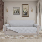 Easy-Going Reversible Couch Cover, 3 Cushion Sofa, Light Gray/Light Gray