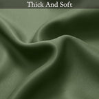 SimpleHome Ombre Room Darkening Curtains for Bedroom, Light Blocking Gradient Grey White to Sage Green Thermal Insulated Grommet Window Curtains/Drapes for Living Room,2 Panels, 52x84 inches Length