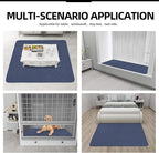 Easy-Going Sectional Couch Covers for Dogs L Shape Sofa Cover Reversible Sofa Slipcover Chaise Lounge Cover Furniture Protector Cover for Pets Dog Cat (42 x 68 inches, DarkBlue/DarkBlue)