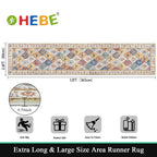 HEBE Hallway Runner Rug 2'8''x12', Washable Non Slip Kitchen Rug Runner